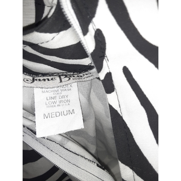 Jane Baar Zebra Print Zip-Back Mini Skirt - Picture 9 of 16